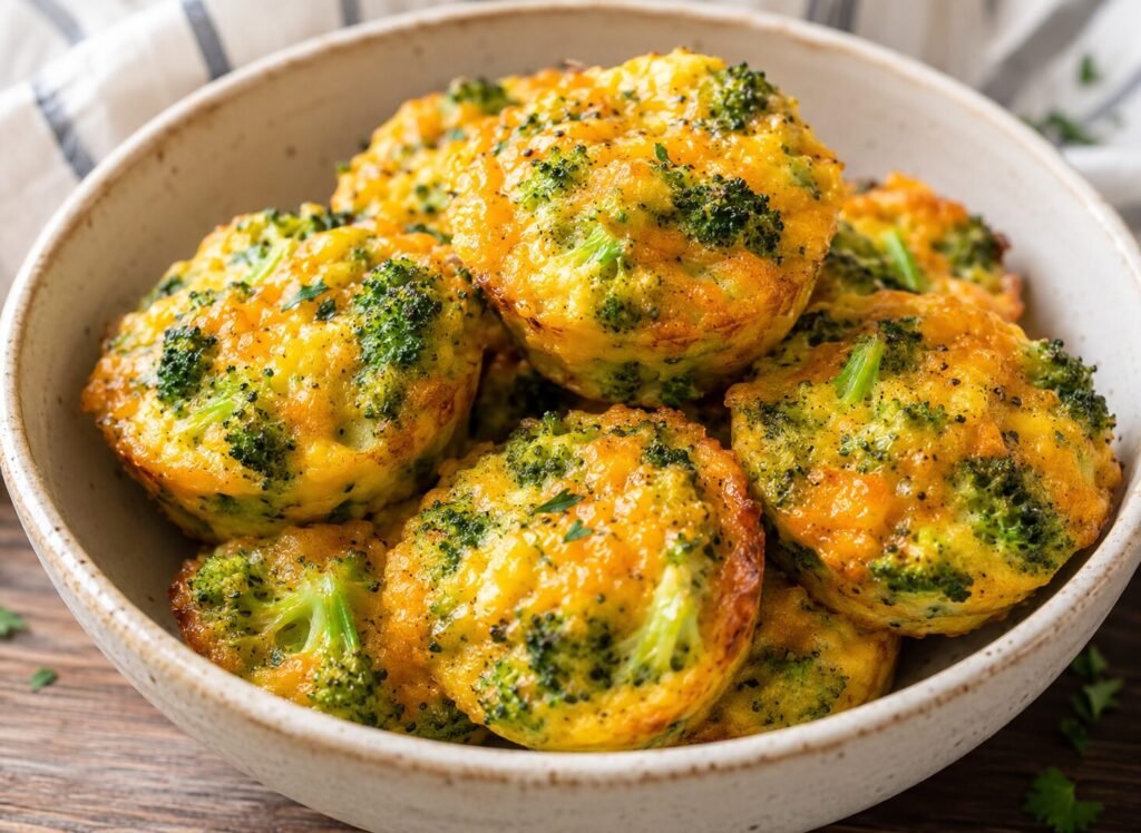 Easy Broccoli Cheese Cups Recipe