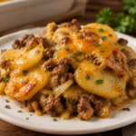 Hobo Ground Beef and Potato Casserole