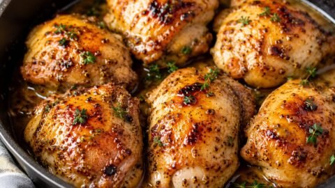 Honey Mustard Chicken Thighs