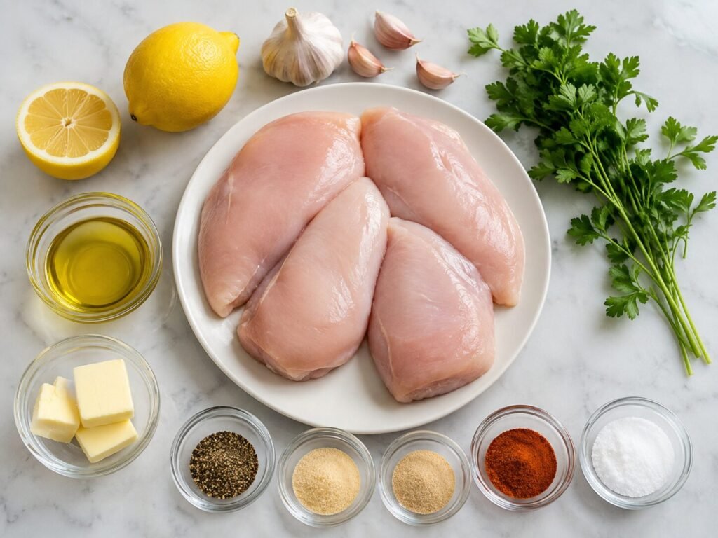 Lemon Pepper Chicken Breast Recipe Ingredients