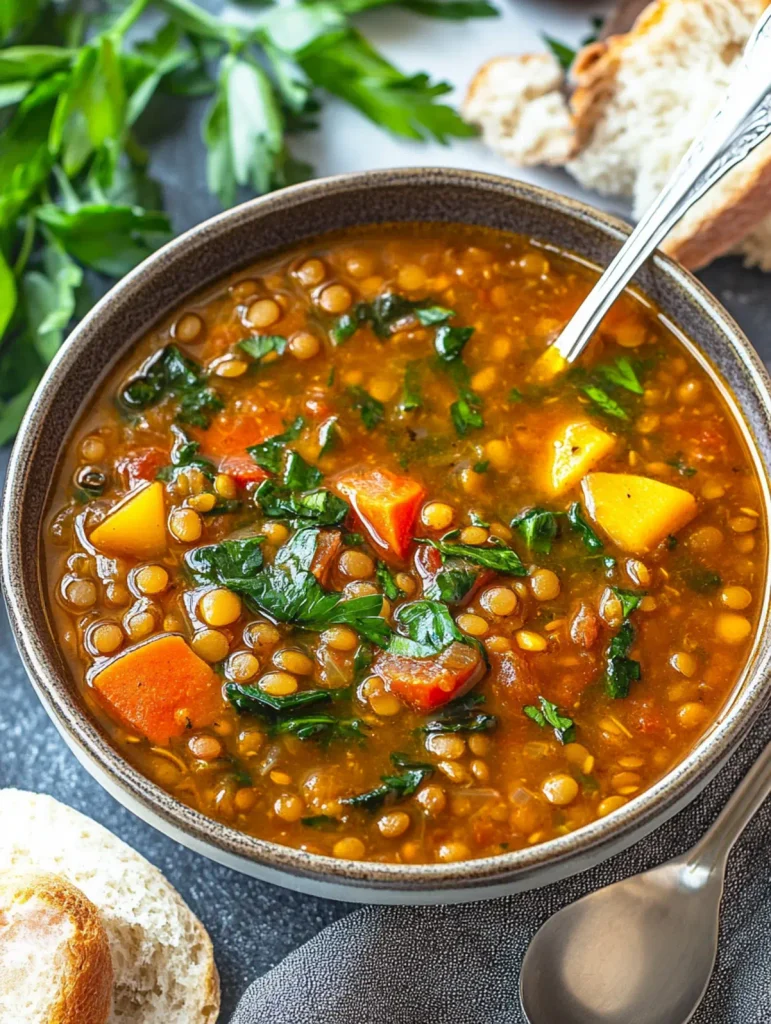 Lentil Vegetable Soup-Fall Soup