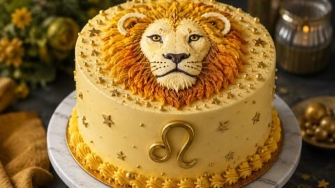 Leo Birthday Cake- Lion-Themed