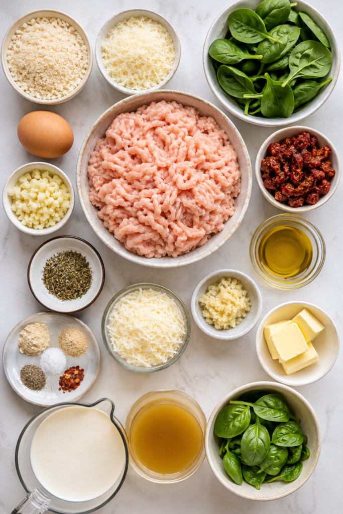 Marry Me Chicken Meatballs Ingredients