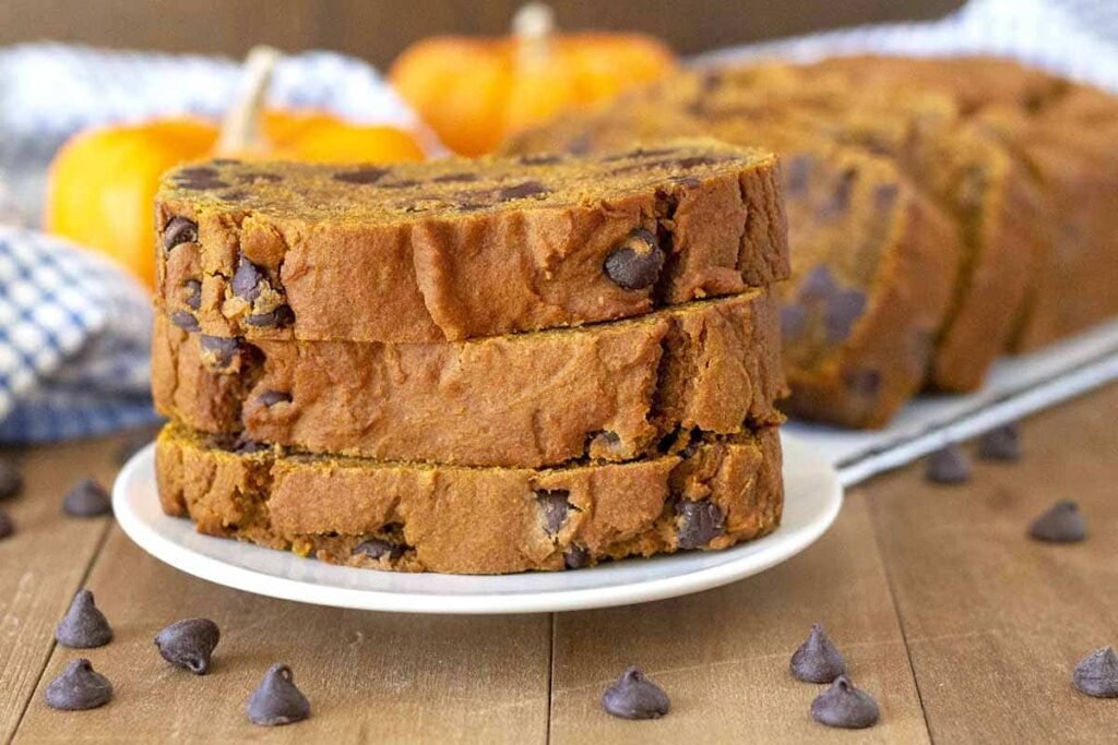  Pumpkin Chocolate Chip Bread