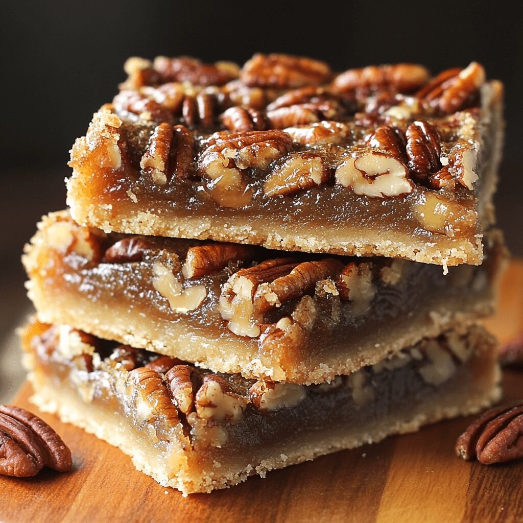 Pecan Bars-Fall Dessert