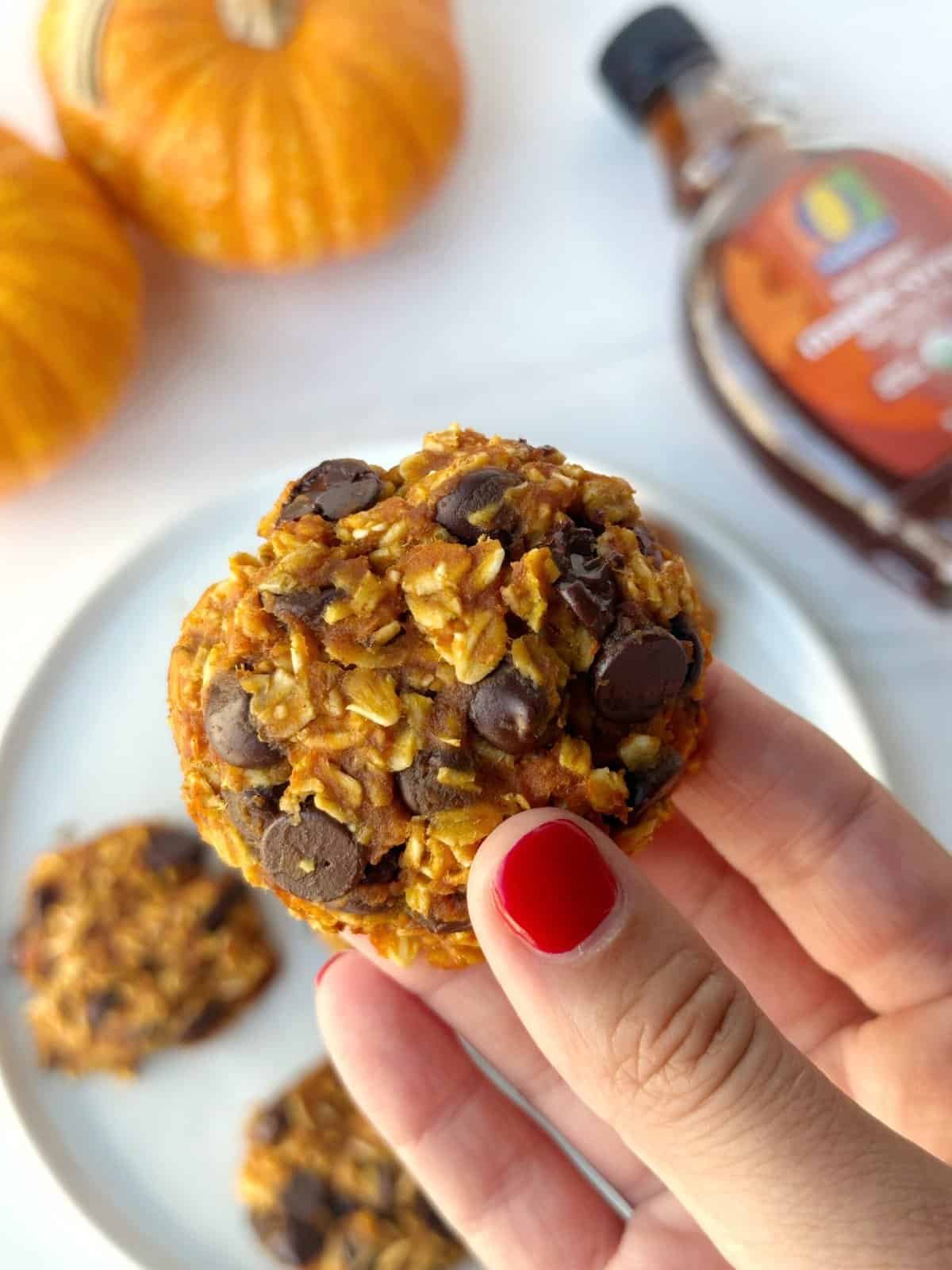 Pumpkin Oatmeal Cookies