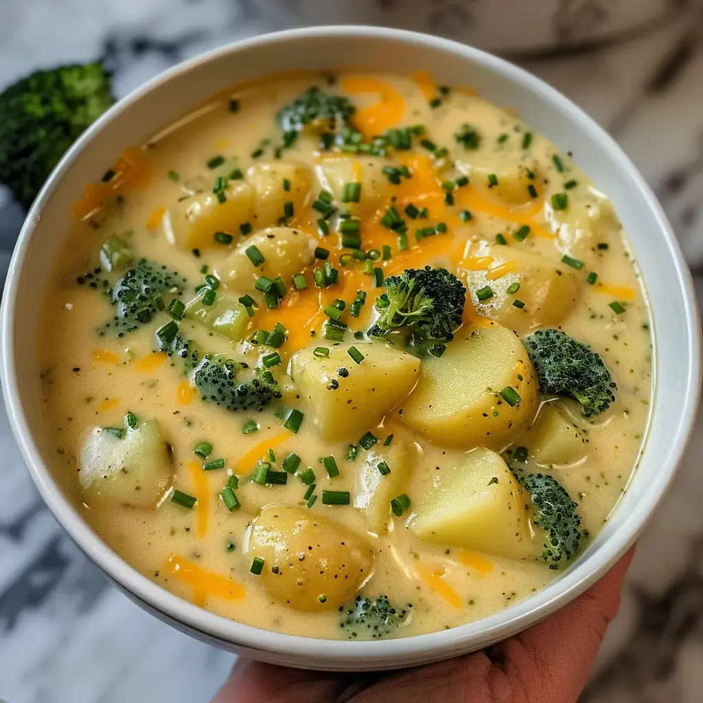 Broccoli Cheddar Potato Soup