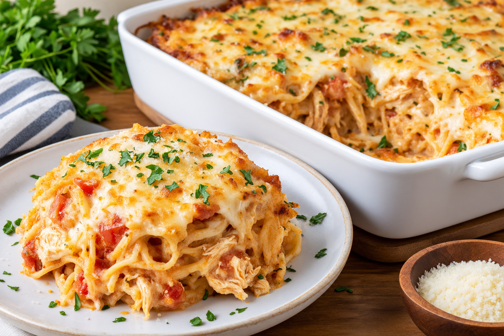 Chicken Spaghetti Casserole