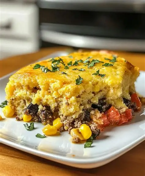 Cowboy Cornbread Casserole