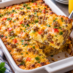 Easy Overnight Breakfast Casserole