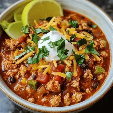 Ground Turkey Chili Recipe