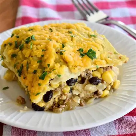 Ground Turkey Enchilada Casserole Recipe