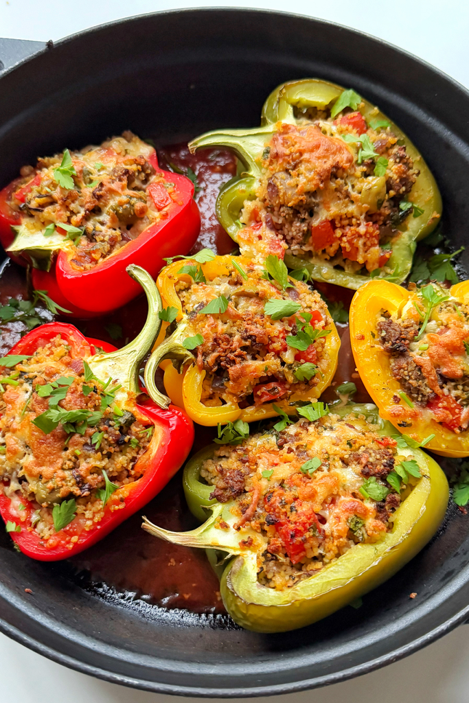 Ground Turkey Stuffed Peppers Recipe