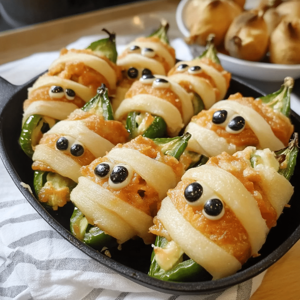 Mummy Jalapeño Poppers