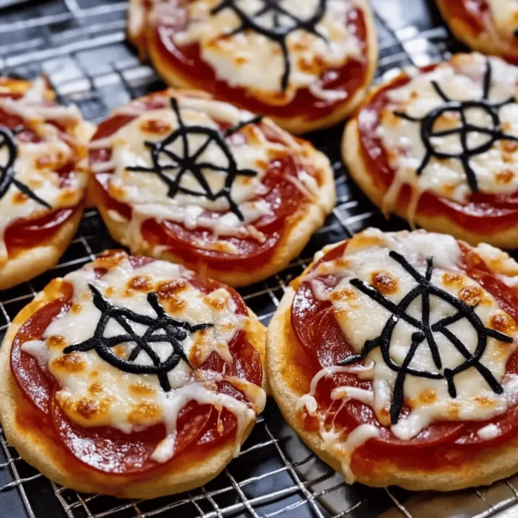 Spider Pizza Bites
