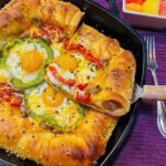 Christmas Breakfast Pizza