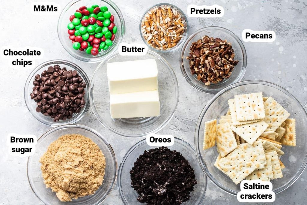 Christmas Cracker Toffee Recipe Ingredients 