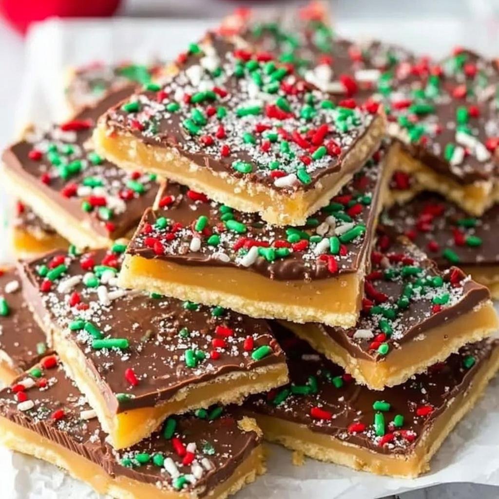 Christmas Cracker Toffee