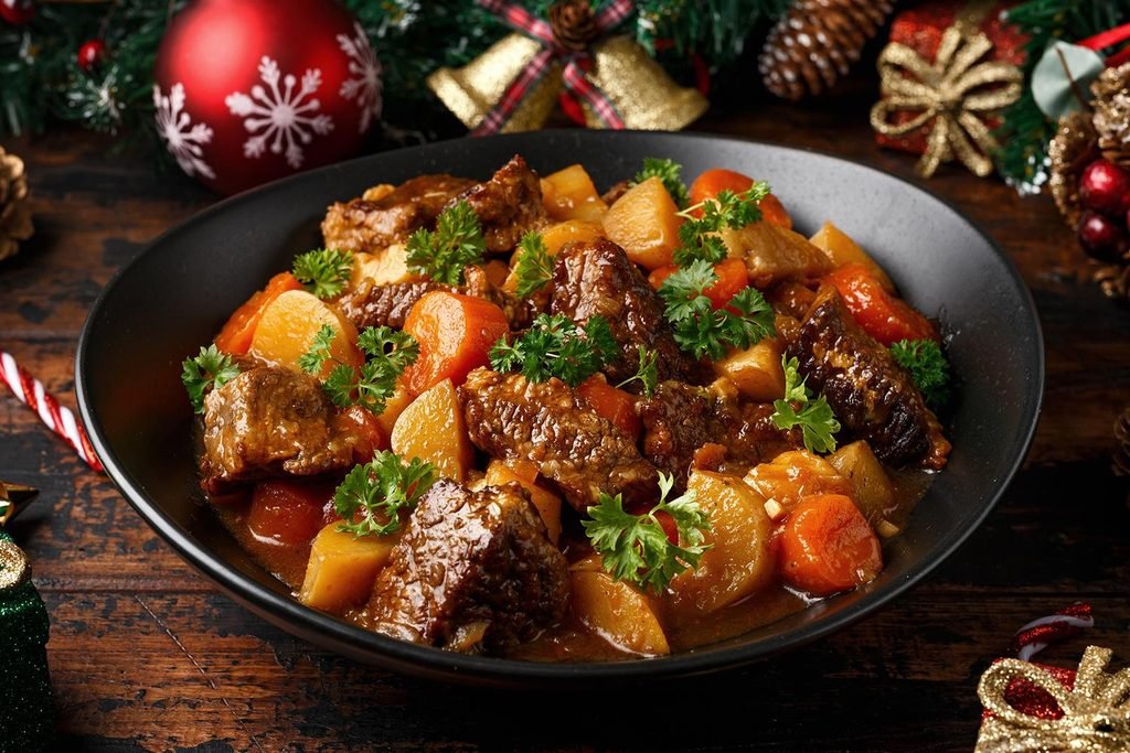 Christmas Eve Beef Stew Dinner
