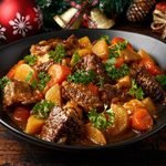 Christmas Eve Beef Stew Dinner