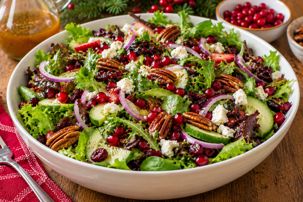 Christmas Green Salad Recipe