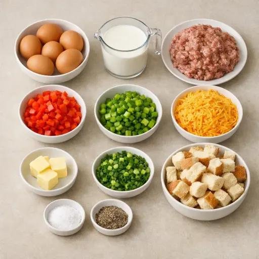 Christmas morning breakfast casserole Ingredients